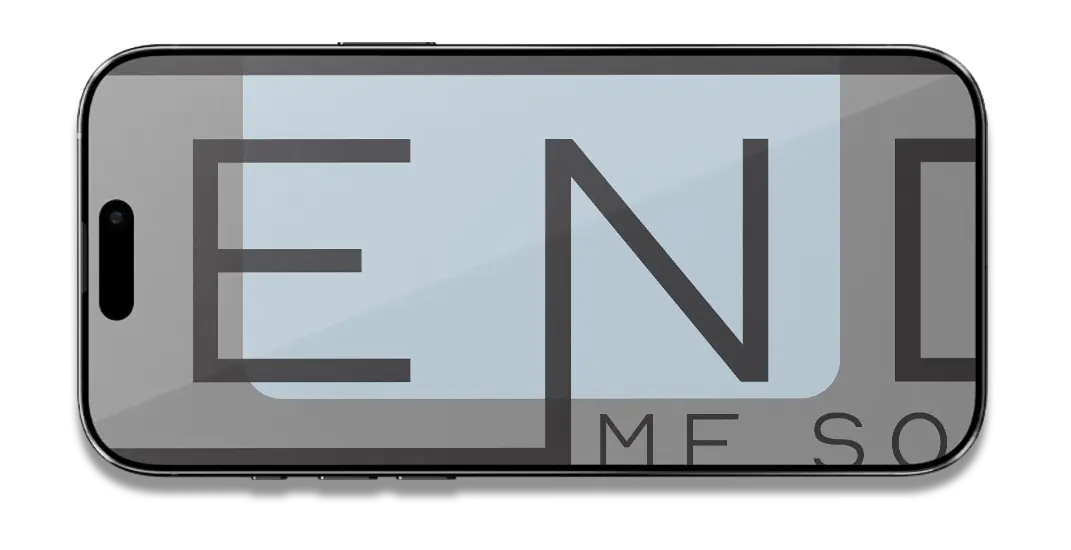 Phone showing samples