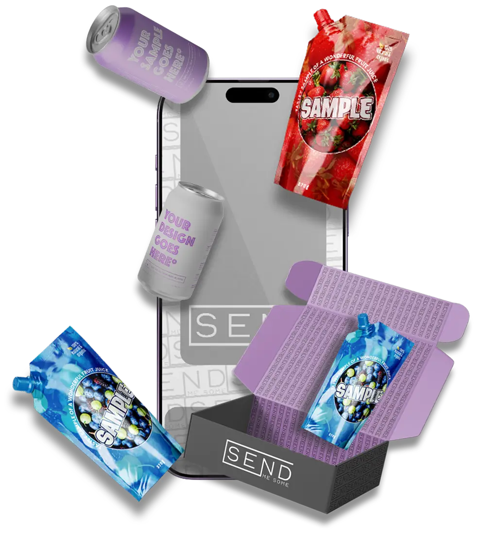 Phone displaying SEND app